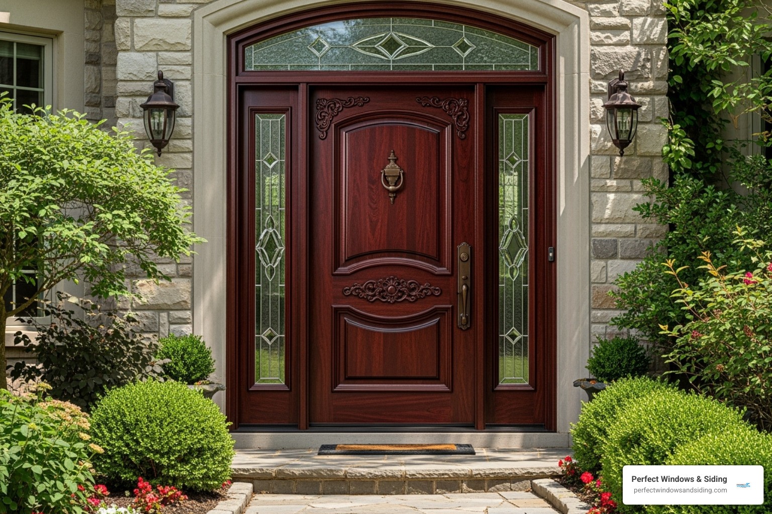 custom solid wood exterior doors