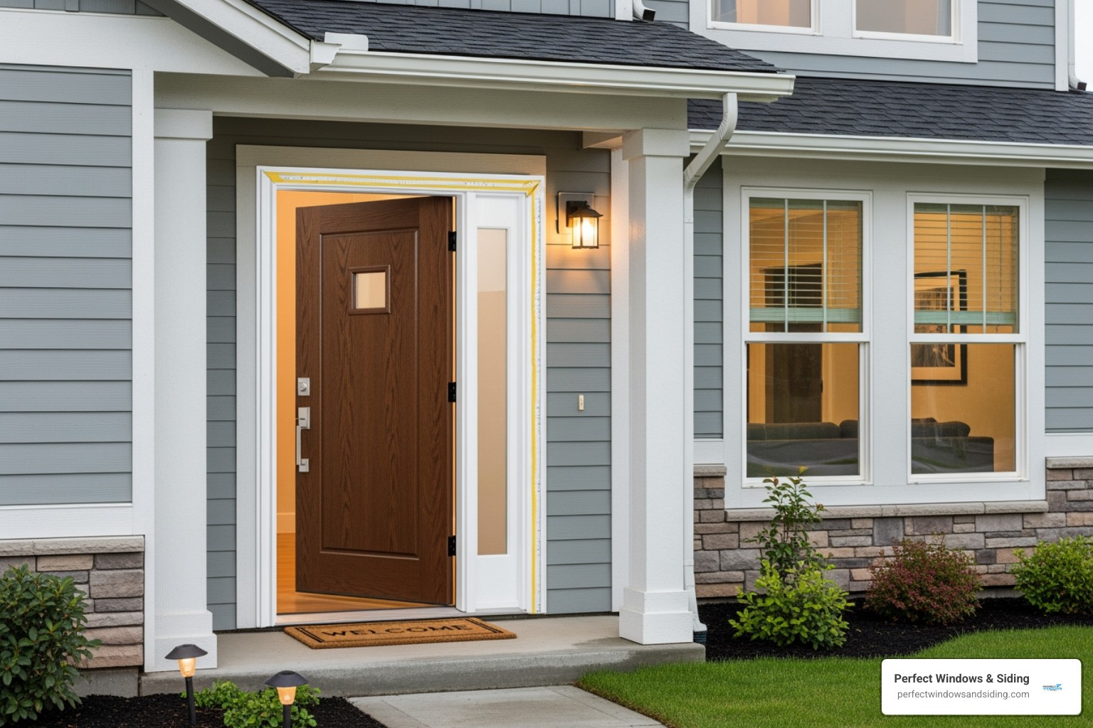 energy efficient door installation