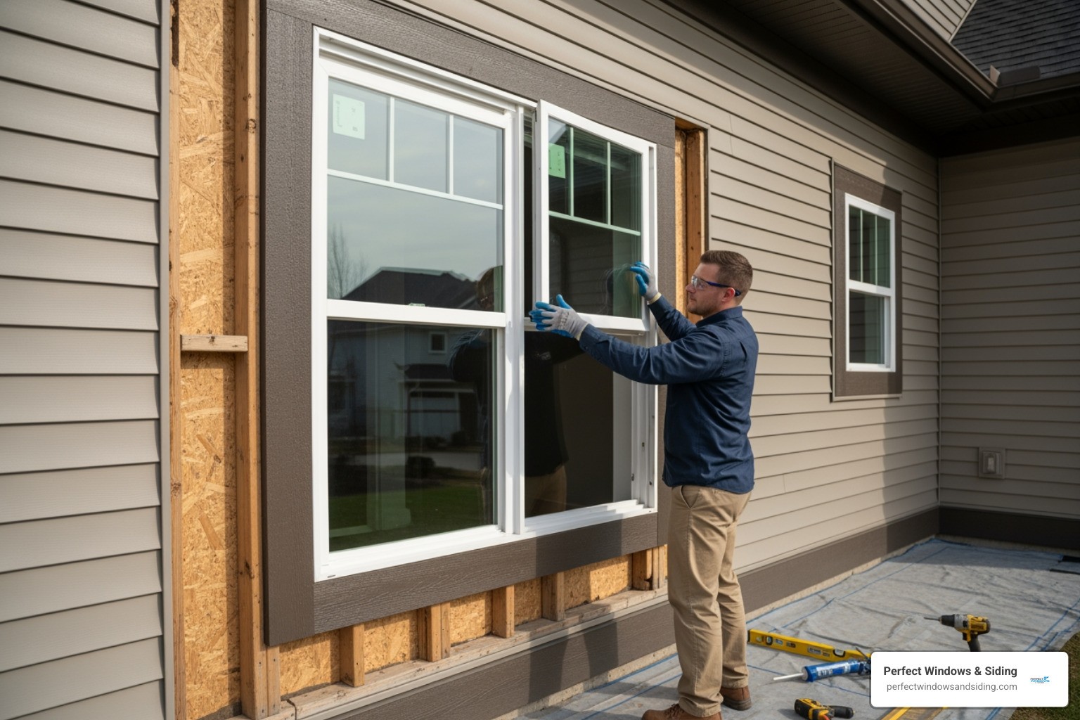 replacing windows in house