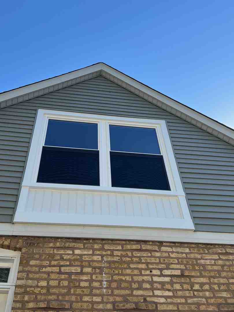 brick and siding exterior