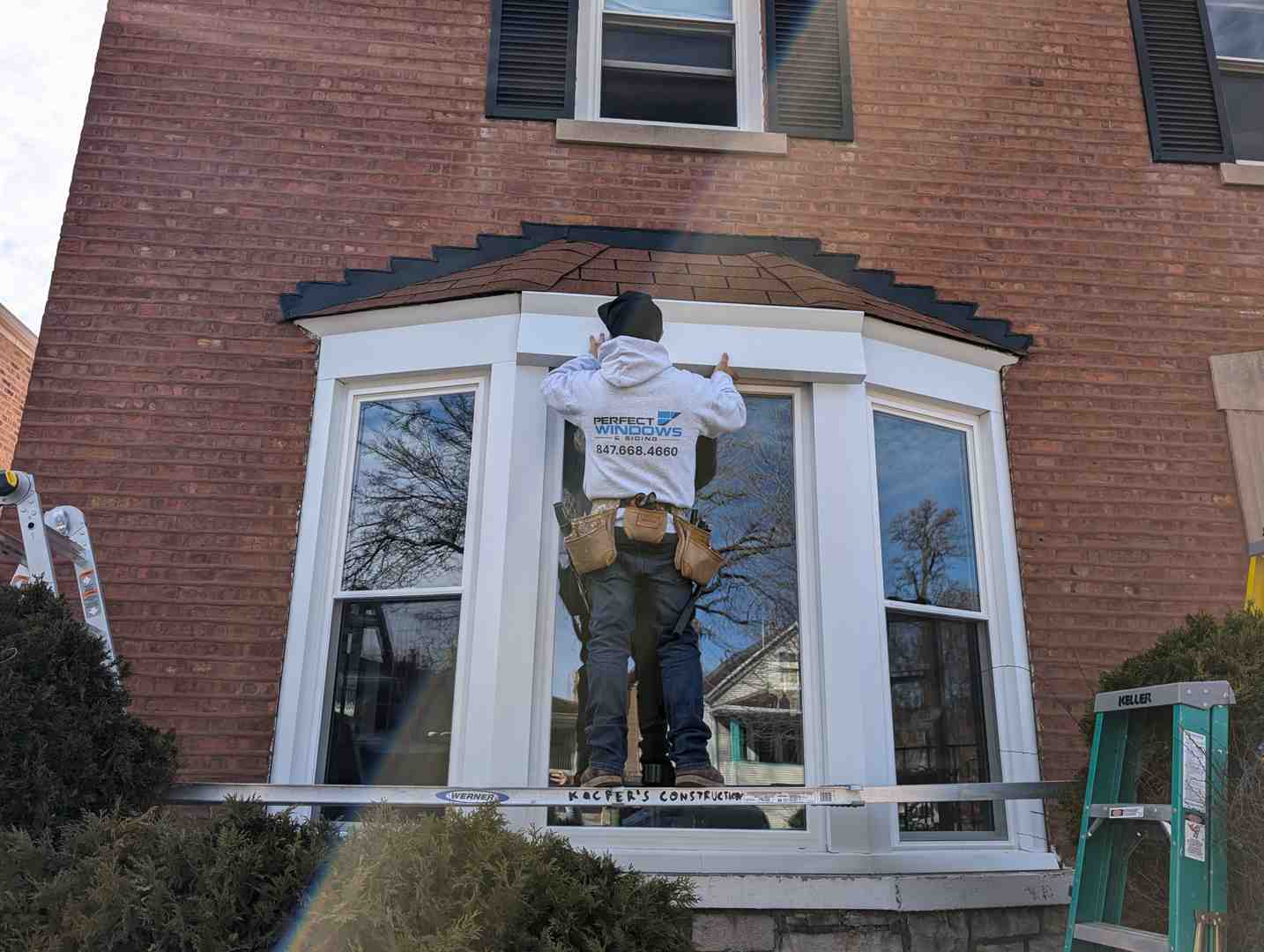 diy bay window installation