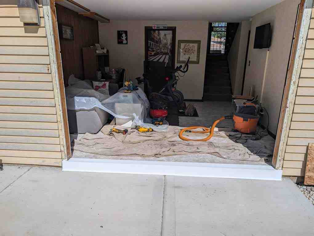 Exterior door installation