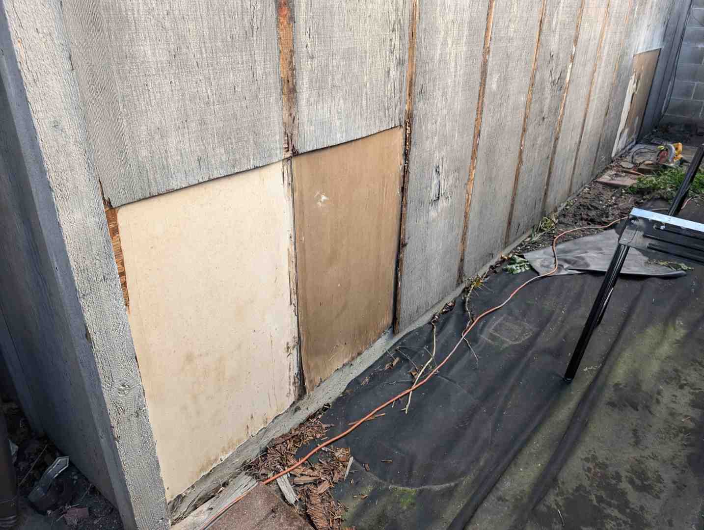 replacing broken siding
