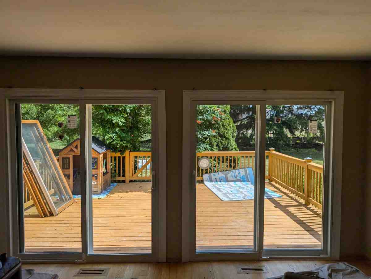 16 foot sliding glass door